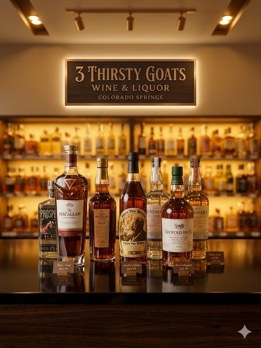 3 Thirsty Goats premium selection